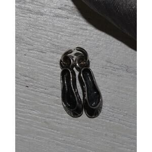 Retired James Avery Sterling Silver Bullet Toeshoes Charm 1.59G / 0.7in
